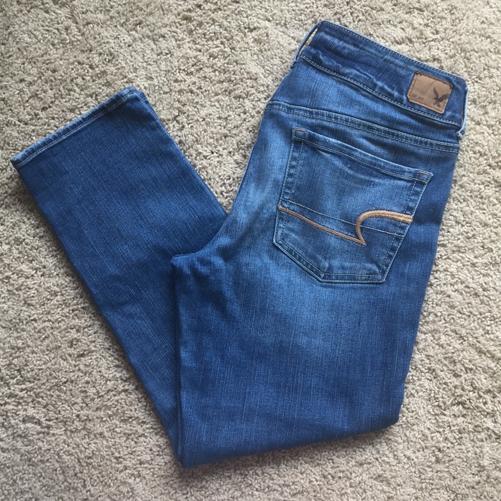 American Eagle Super Stretch Crop Capri SZ 10